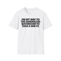 Genderless Bathroom She/it T-shirt (Front Print)